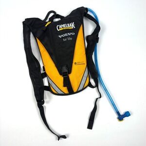 Camelback Siren Hydration Backpack Yellow Black Reflective Hiking Cycling